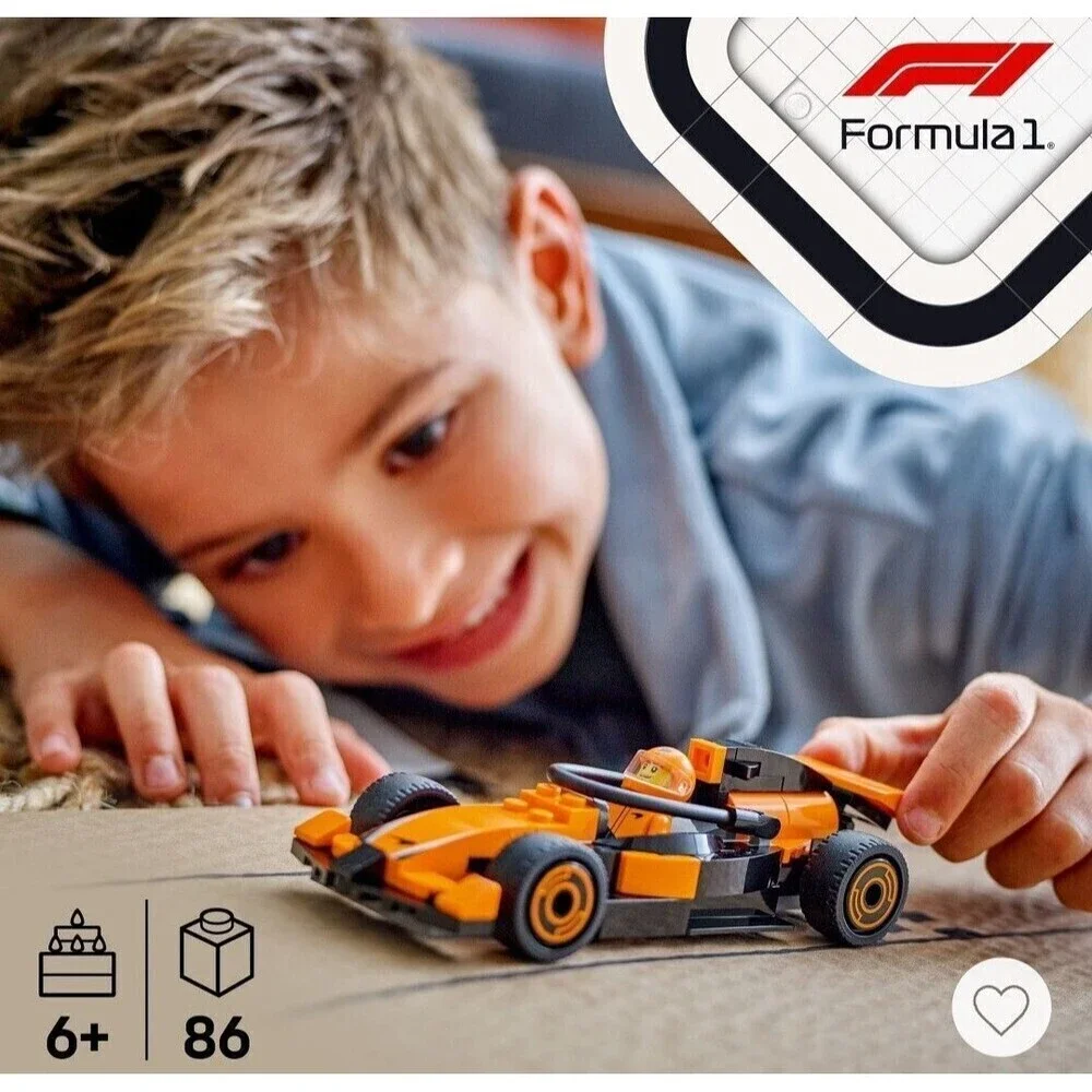 LEGO CITY: F1 Driver with Mclaren Race Car Model Playset (60442)